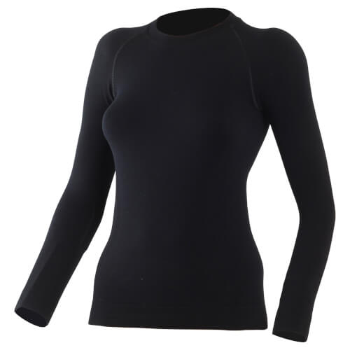 Lasting Merino Seamless WARA Shirt schwarz 200g