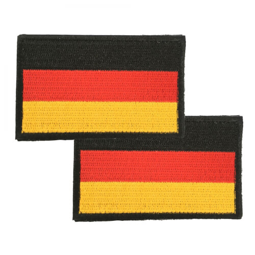 Deutschland Flagge Stoff-Patch 2 Stück im Set