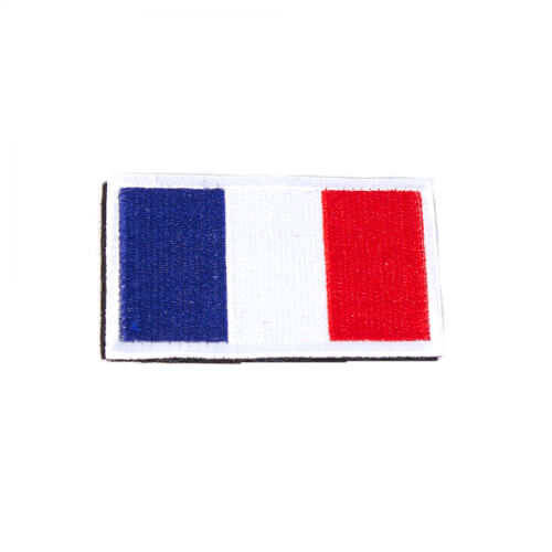 Französische Flagge Tricolore Stoff Patch 8 x 5 cm