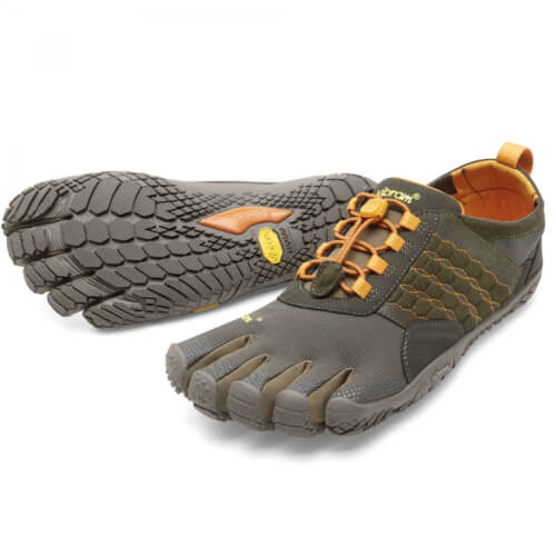 Vibram Fivefingers Trek Ascent Herren Schuhe dark green pumpkin