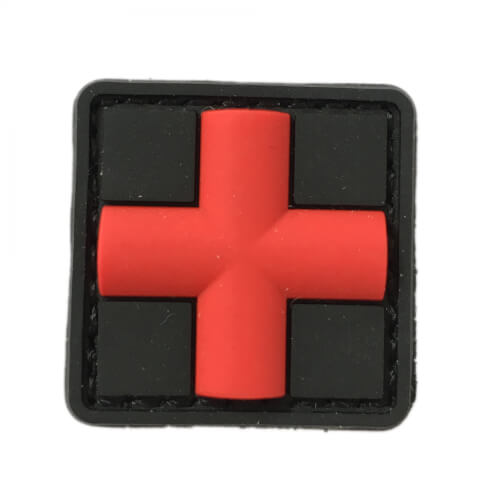 HCS Medic Patch rotes Kreuz 25x25mm