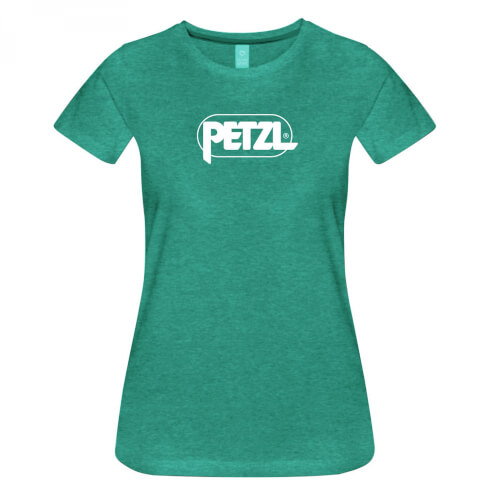 Petzl womens Eve T-Shirt grün meliert