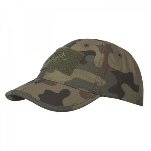 Helikon-Tex Baseball Folding Cap - PolyCotton Ripstop PL Woodland