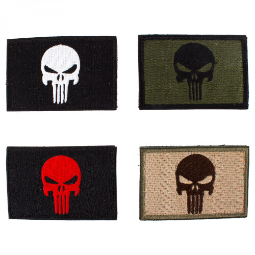 HCS Punisher Totenkopf 4er Set