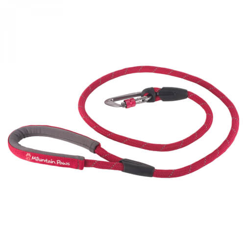 Mountain Paws Hundeleine Rope Lead red