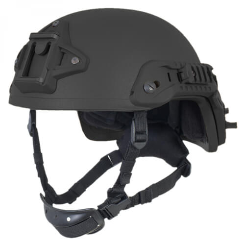 HCS Viper 3 SHC Helm mit Rails NVG Mount und Pad-System schwarz