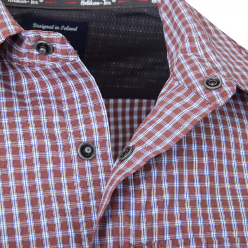 Helikon-Tex Covert Concealed Carry Shirt - Scarlet Flame Checkered