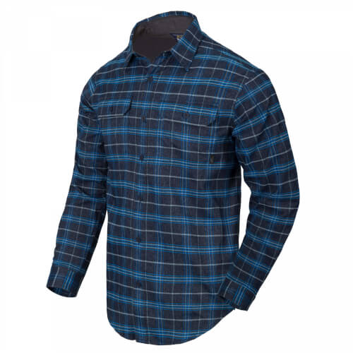 Helikon-Tex GreyMan Shirt blue stonework plaid 