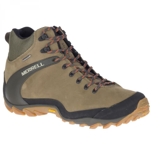 Merrell Chameleon 8 Leather Mid GTX Oliv Gr. 41.5