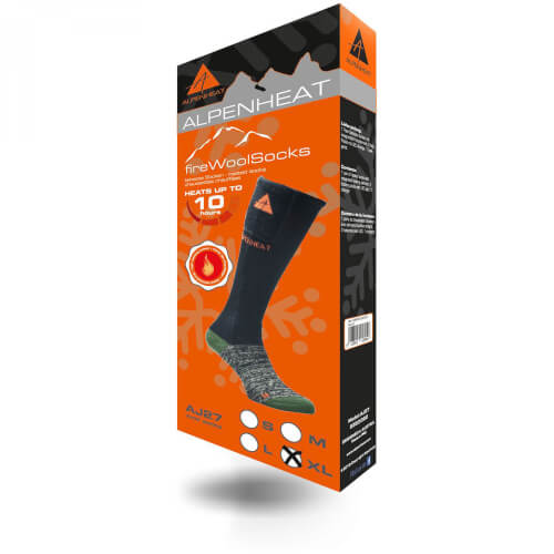 ALPENHEAT Heizsocken FIRE-SOCKS AJ27 schwarz/ grün