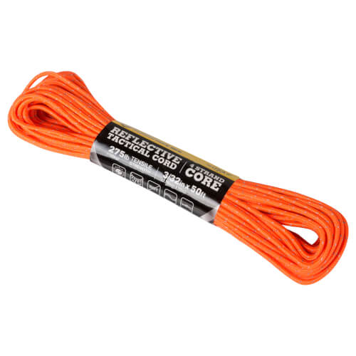 Atwood Rope 275 Tactical Reflective Cord 15 m neon orange