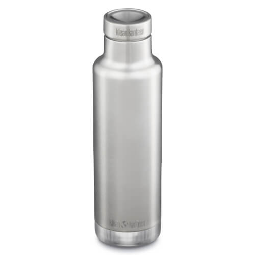 Klean Kanteen Classic VI Isolierflasche (PourThroughCap) 750ml brushed stainless