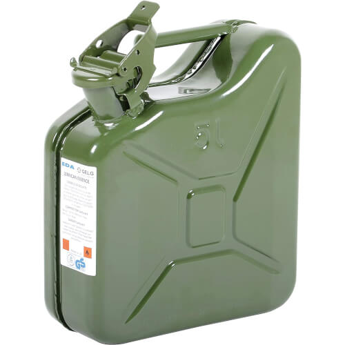 NATO Benzinkanister Stahlblech 5 Liter oliv