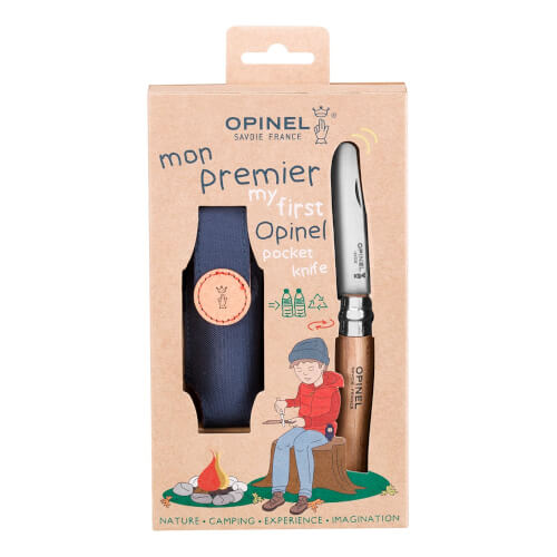 Opinel No.07 Junior Kindermesser mit Etui natur