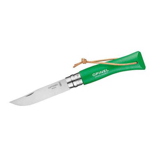 Opinel No.07 Baroudeur Taschenmesser Rostfrei Buche grün