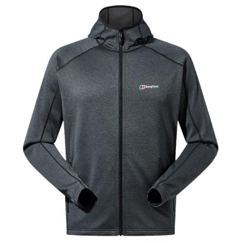 berghaus Spitzer Hooded InterActive Fleece Jacket black/ grey