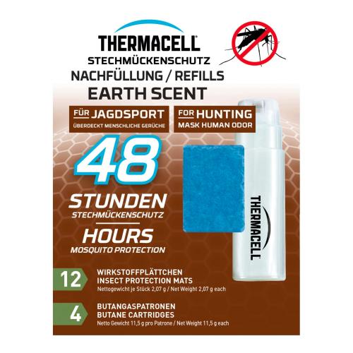 Thermacell Mückenabwehr E-4 Nachfüllset Jagd 48 Stunden
