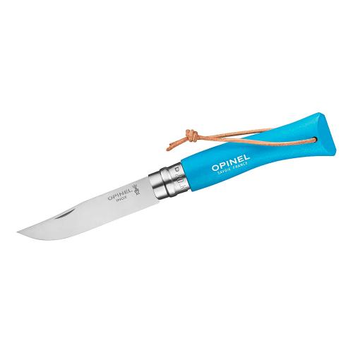 Opinel No.07 Baroudeur Taschenmesser Rostfrei Buche blau