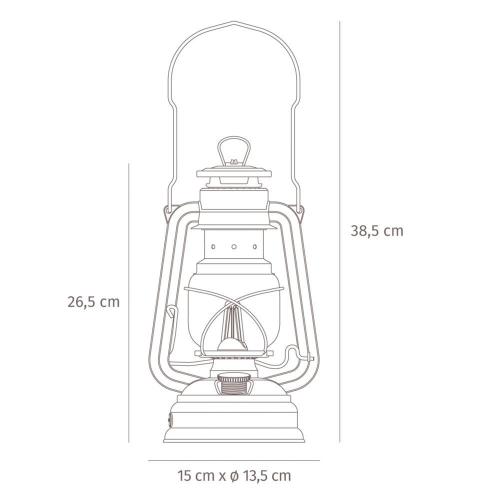 Feuerhand LED Laterne Baby Special 276 mattschwarz