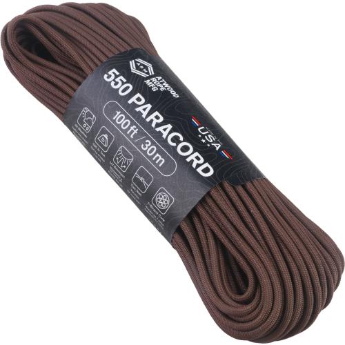 Atwood Rope 550 Paracord 30 m u.s. brown