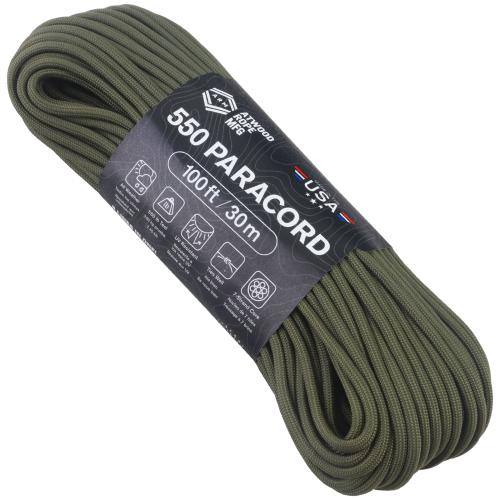 Atwood Rope 550 Paracord 30 m olive drab