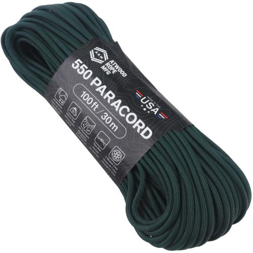 Atwood Rope 550 Paracord 30 m hunter green