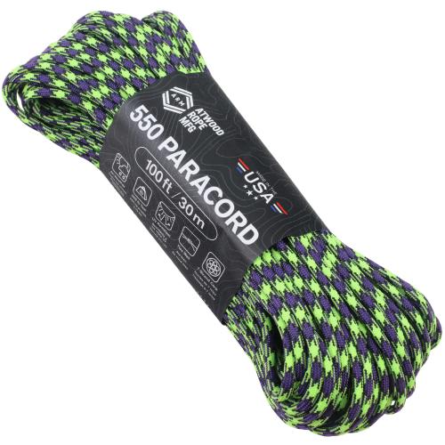 Atwood Rope 550 Paracord 30 m zombie