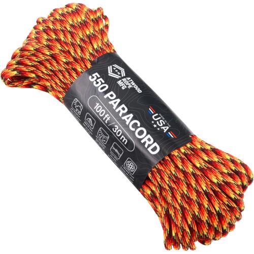 Atwood Rope 550 Paracord 30 m fireball