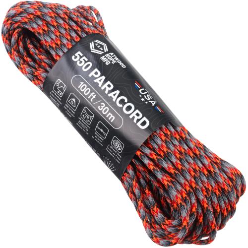 Atwood Rope 550 Paracord 30 m lava