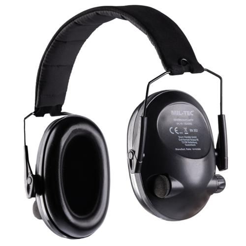 Mil-Tec Gehörschutz Aktiv SNR 25 dB schwarz