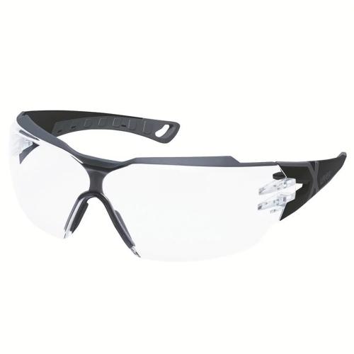 uvex pheos cx2 Schutzbrille black/grey clear