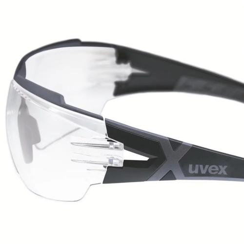 uvex pheos cx2 Schutzbrille black/grey clear