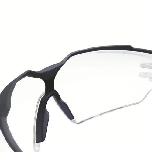 uvex pheos cx2 Schutzbrille black/grey clear