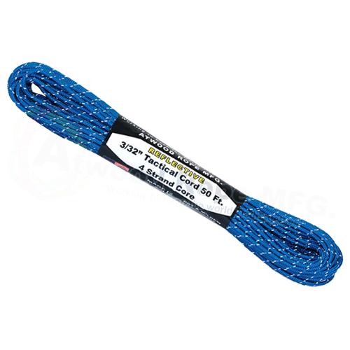 Atwood Rope 275 Tactical Paracord Seil Reflective 15m blue