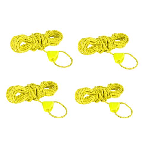 Tatonka Storm Line Zeltleinen-Set 2mm 4 x 4m yellow