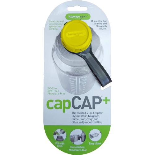 Humangear capCap+ 2-in-1-Flaschendeckel gelb