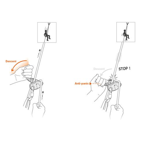 Petzl GriGri+ Sicherungsgerät grau