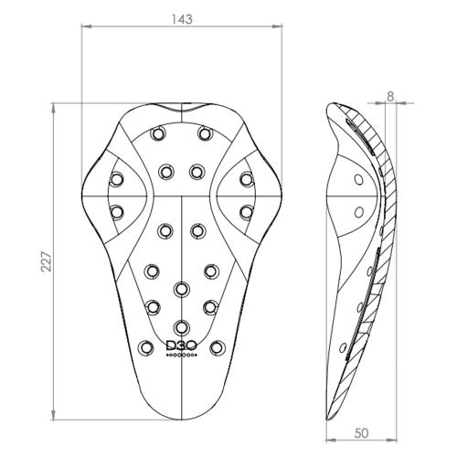 D3O P5 Knee Pad Knieschützer tan